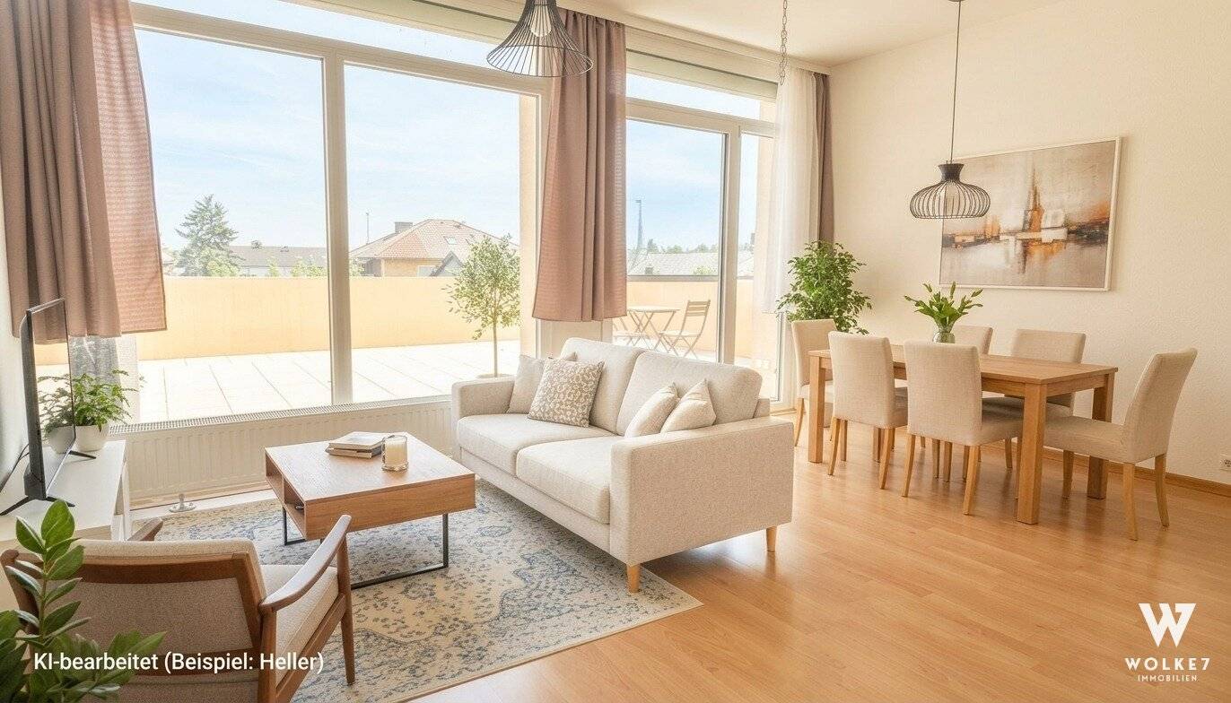 2-room apartment | Terrace approx. 45 m² | Thermally renovated building