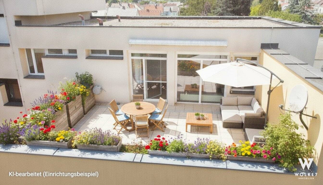 Wohnung mit Ostterrasse und gutem Grundriss