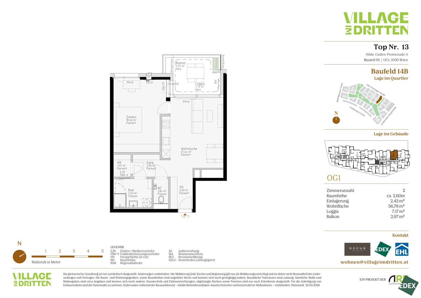 Neubau Erstbezug Wohnung Parknähe