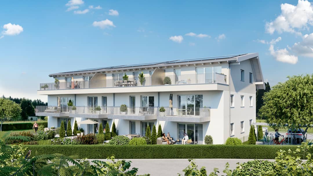Newly built apartment with balcony and elevator