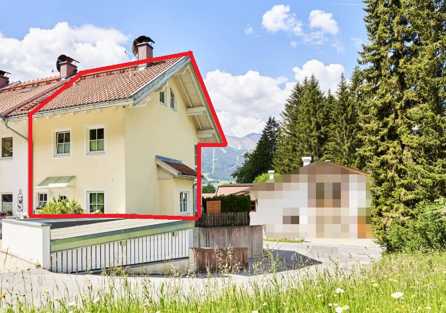 Ruhiges Reihenendhaus mit Kamin und Terrasse in Ehrwald