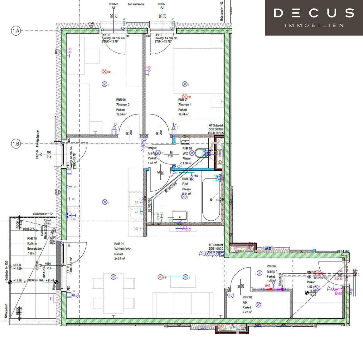 Neubau Wohnung nahe Laaer Wald mit Balkon
