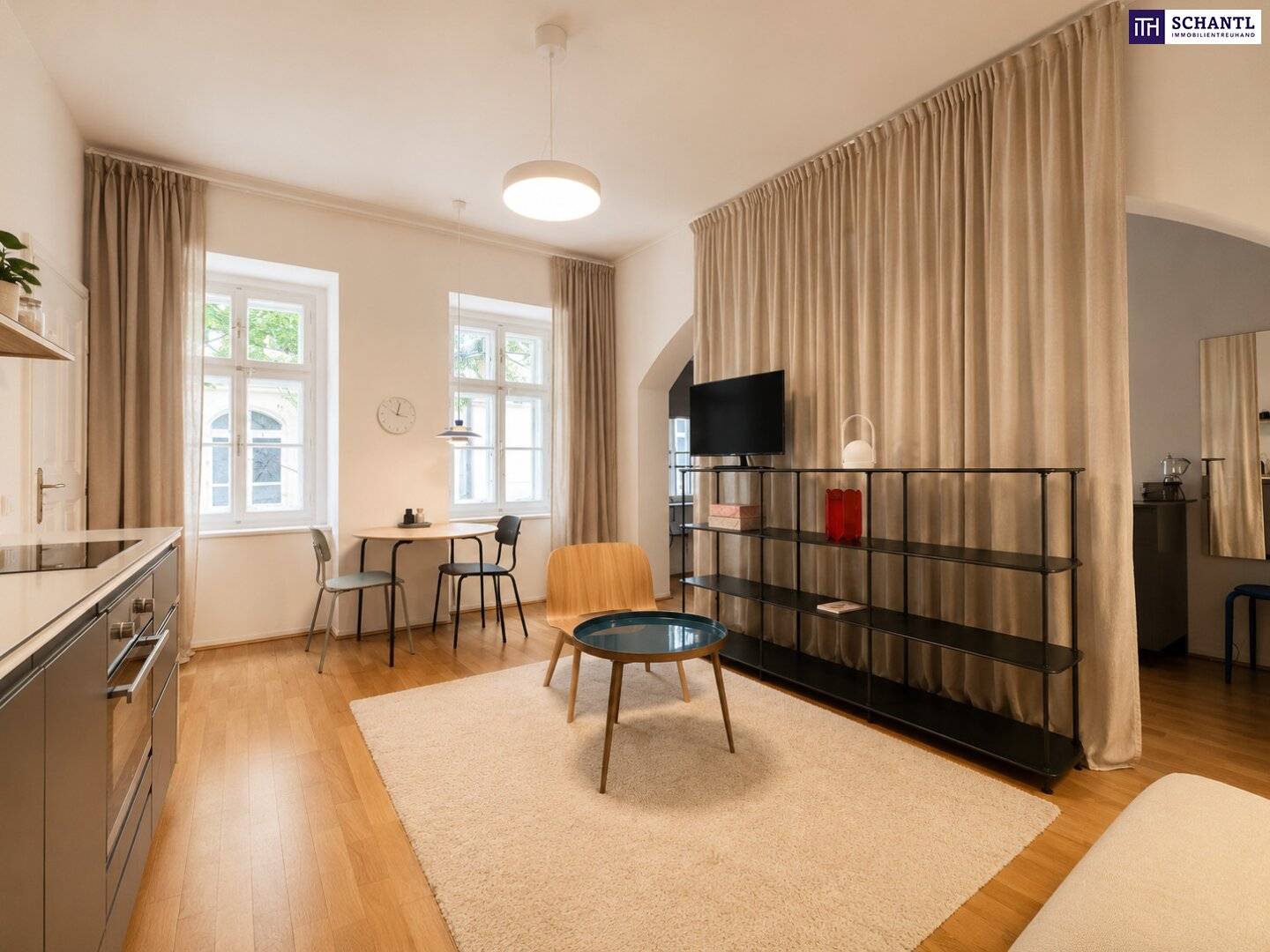Wohnung mit Gartenanteil in ruhigem Innenhof