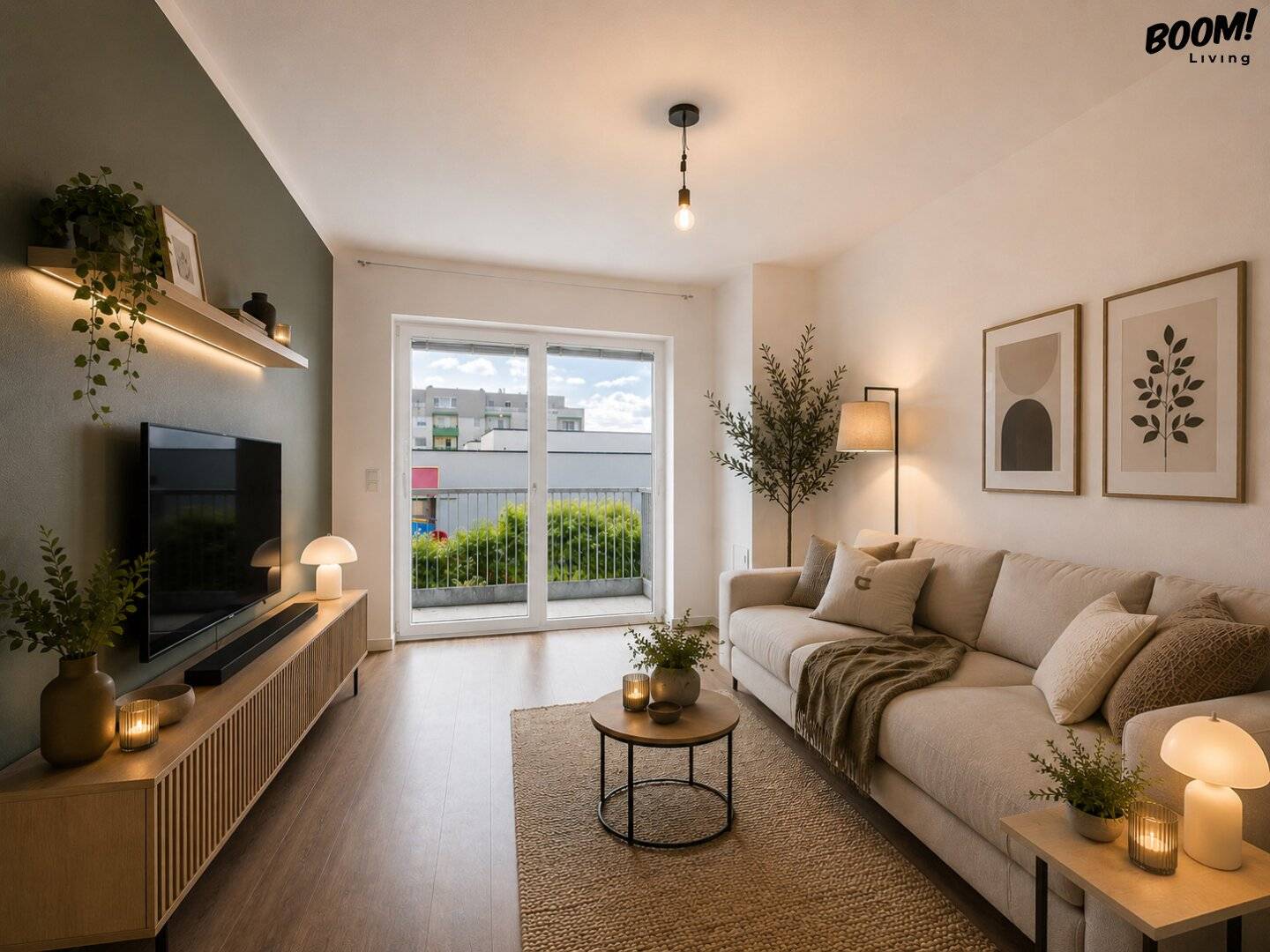 Moderne 3-Zimmer-Wohnung mit Balkon & Garage