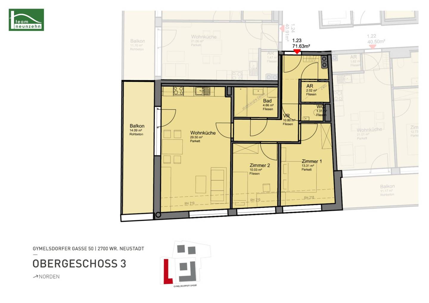 Idyllic and modern great 3-room apartment in a quiet location available from 01.09.2026
