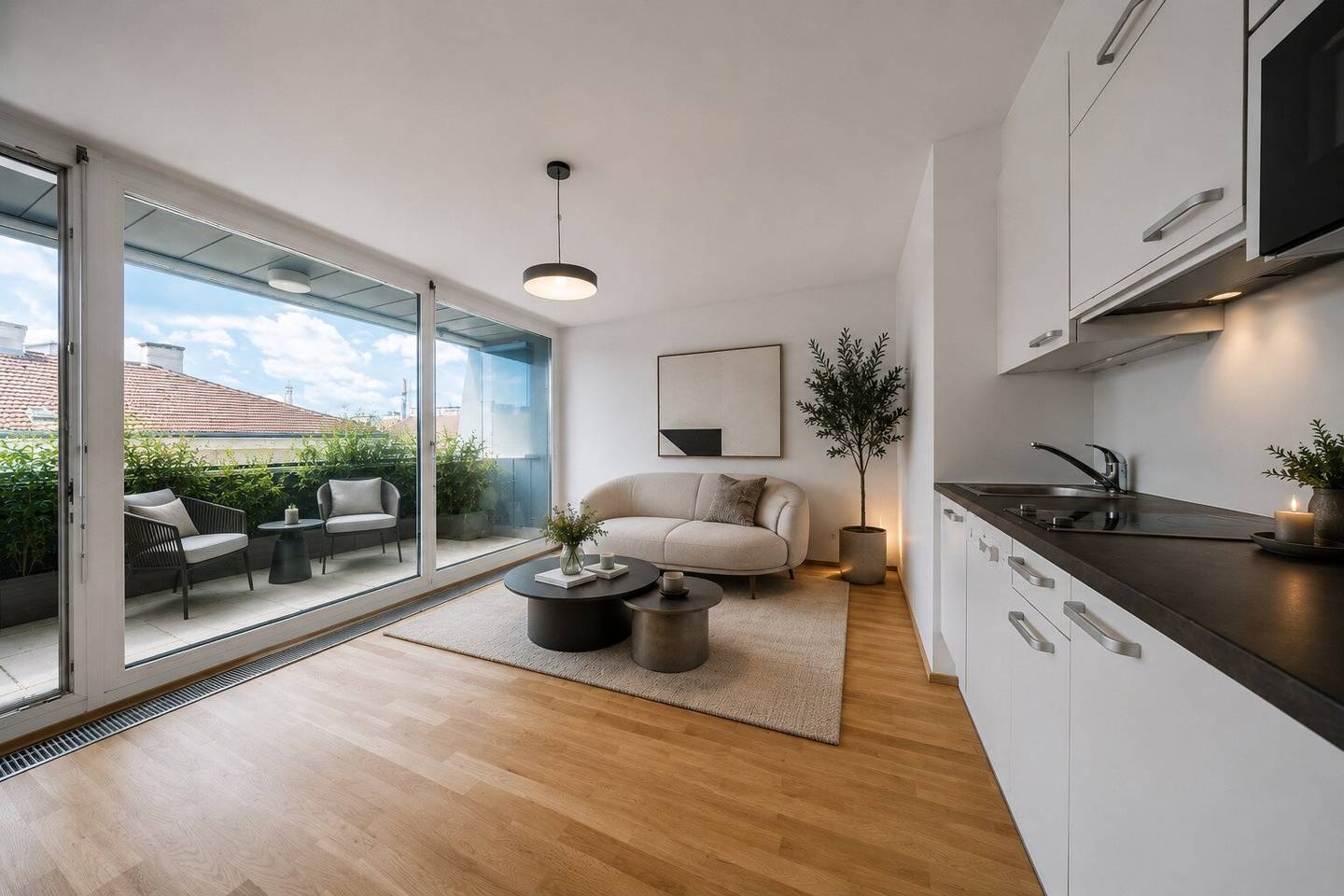 Dachgeschosswohnung Südloggia nahe Stephansplatz