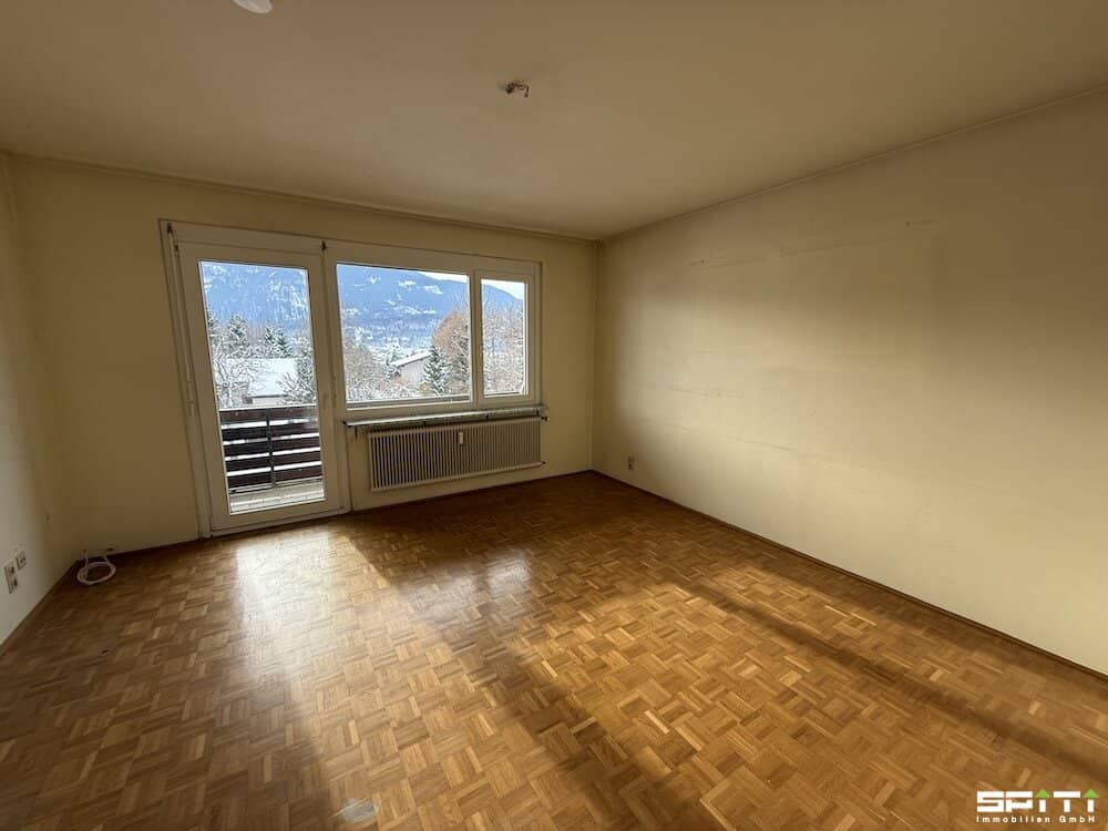 Wohnung im dritten Obergeschoss mit südseitiger Loggia in Nötsch im Gailtal