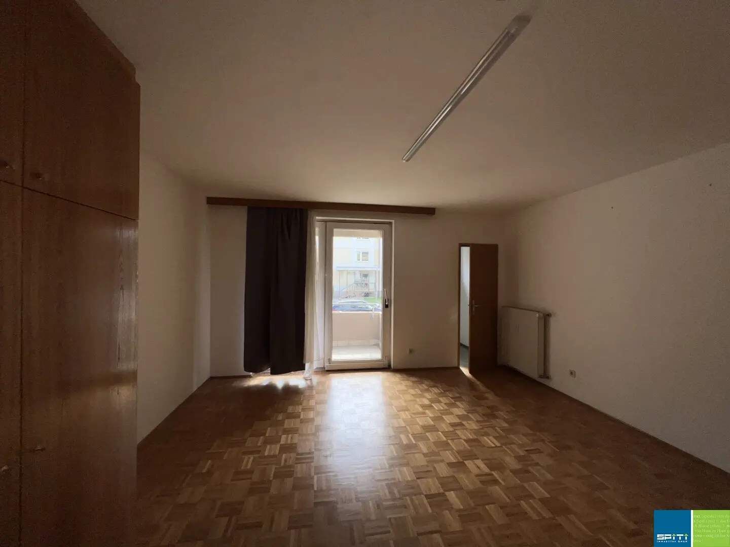 Apartment with loggia on ground floor near uni