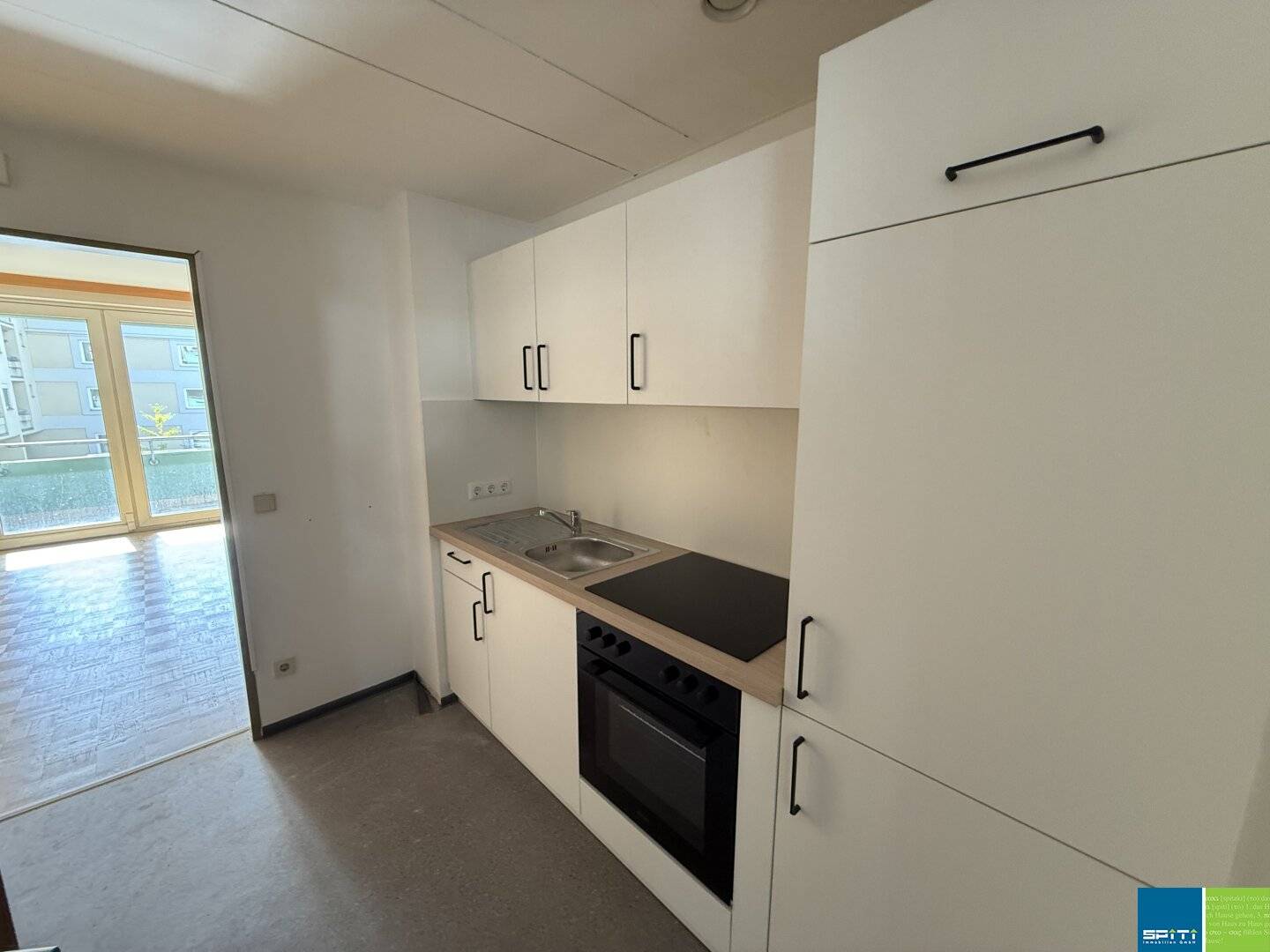 Wohnung mit Loggia nach Süden im ersten Stock