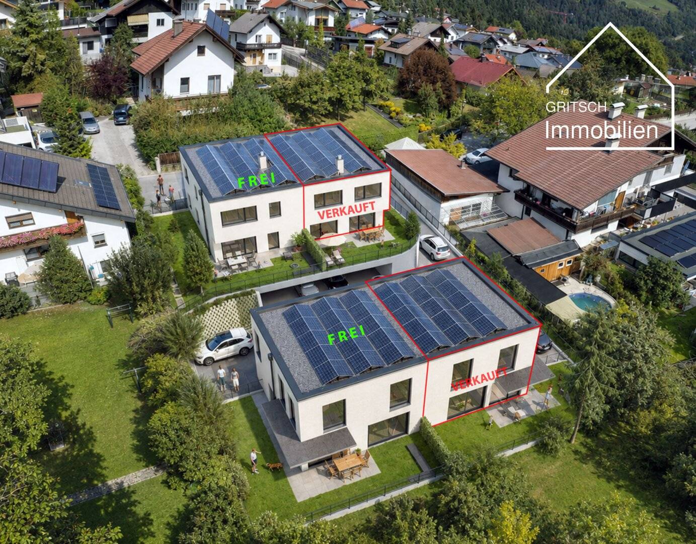 Exklusive DOPPELHÄUSER in TELFS – Neubau | Erstbezug | nur noch 2 Einheiten verfügbar