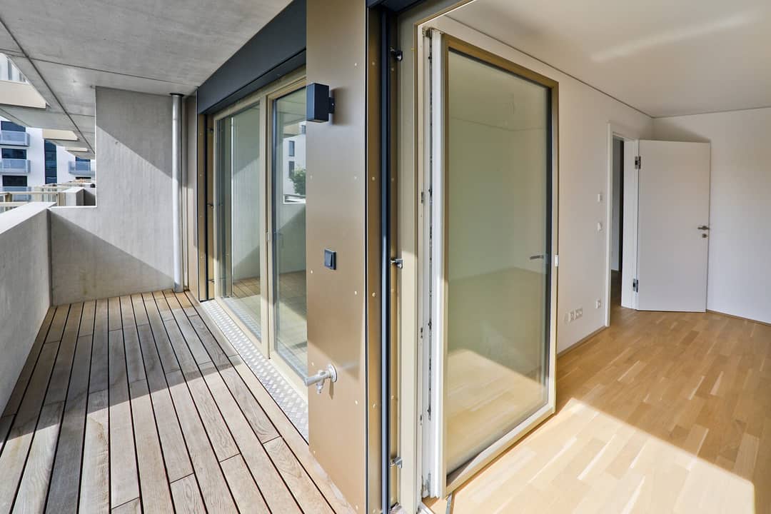 Moderne Neubauwohnung mit Balkon und Loggia im Neubauprojekt