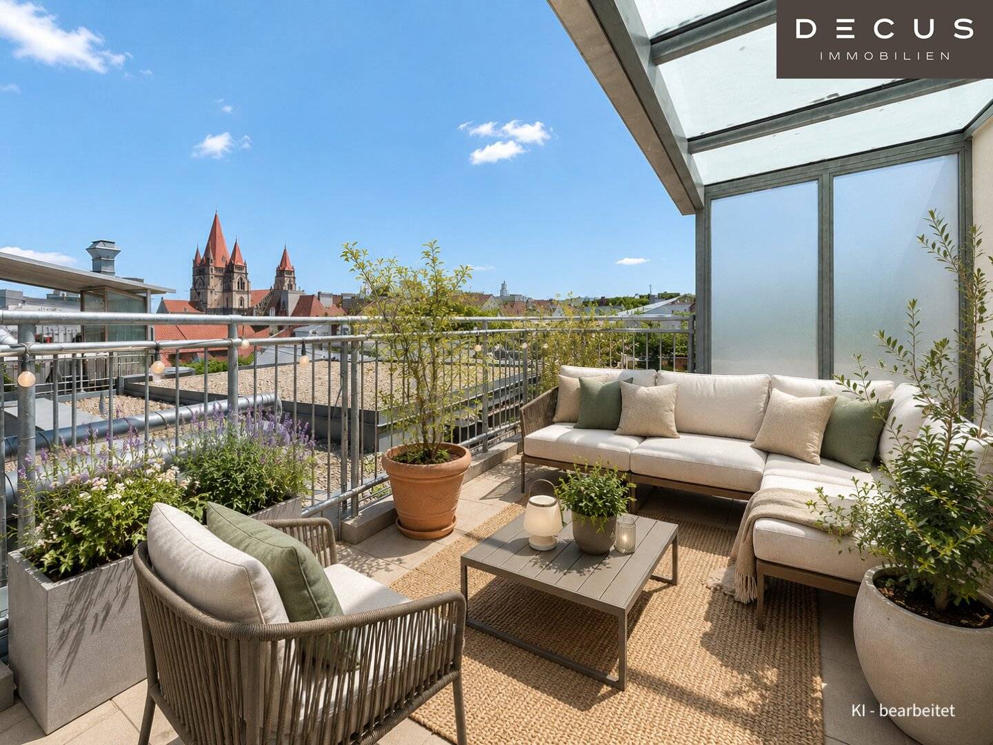 DACHGESCHOSSWOHNUNG MIT TRAUMHAFTER TERRASSE | EXKLUSIV SANIERTE MAISONETTE-WOHNUNG | HOCHWERTIGE TISCHLERKÜCHE