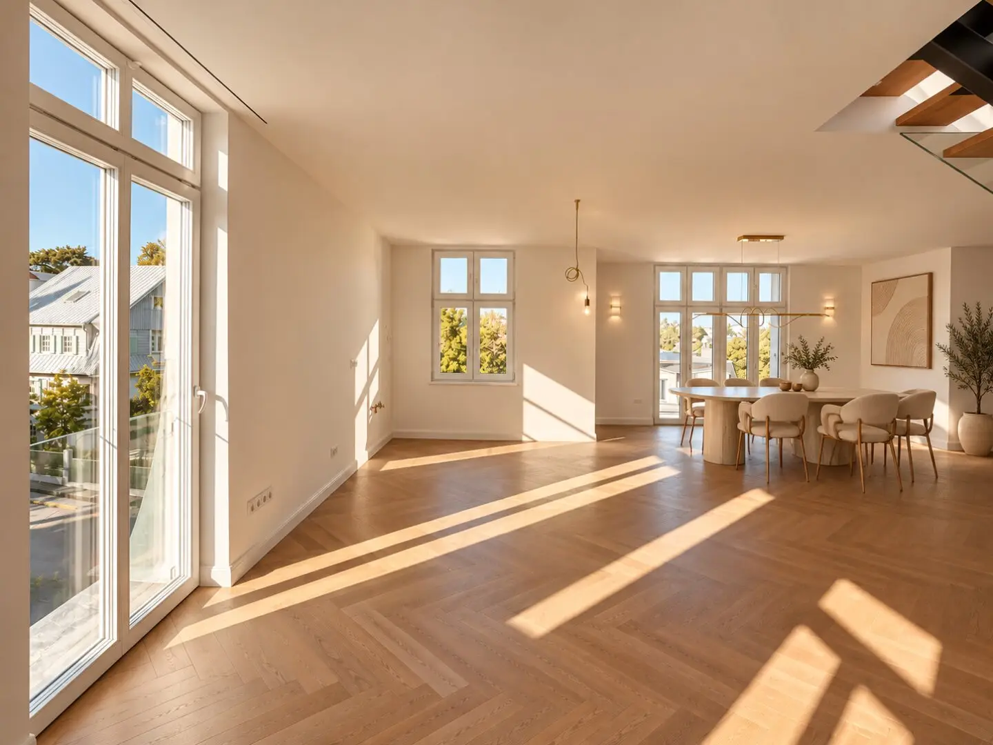 Penthouse Zweistöckig mit Weitblick und Terrasse