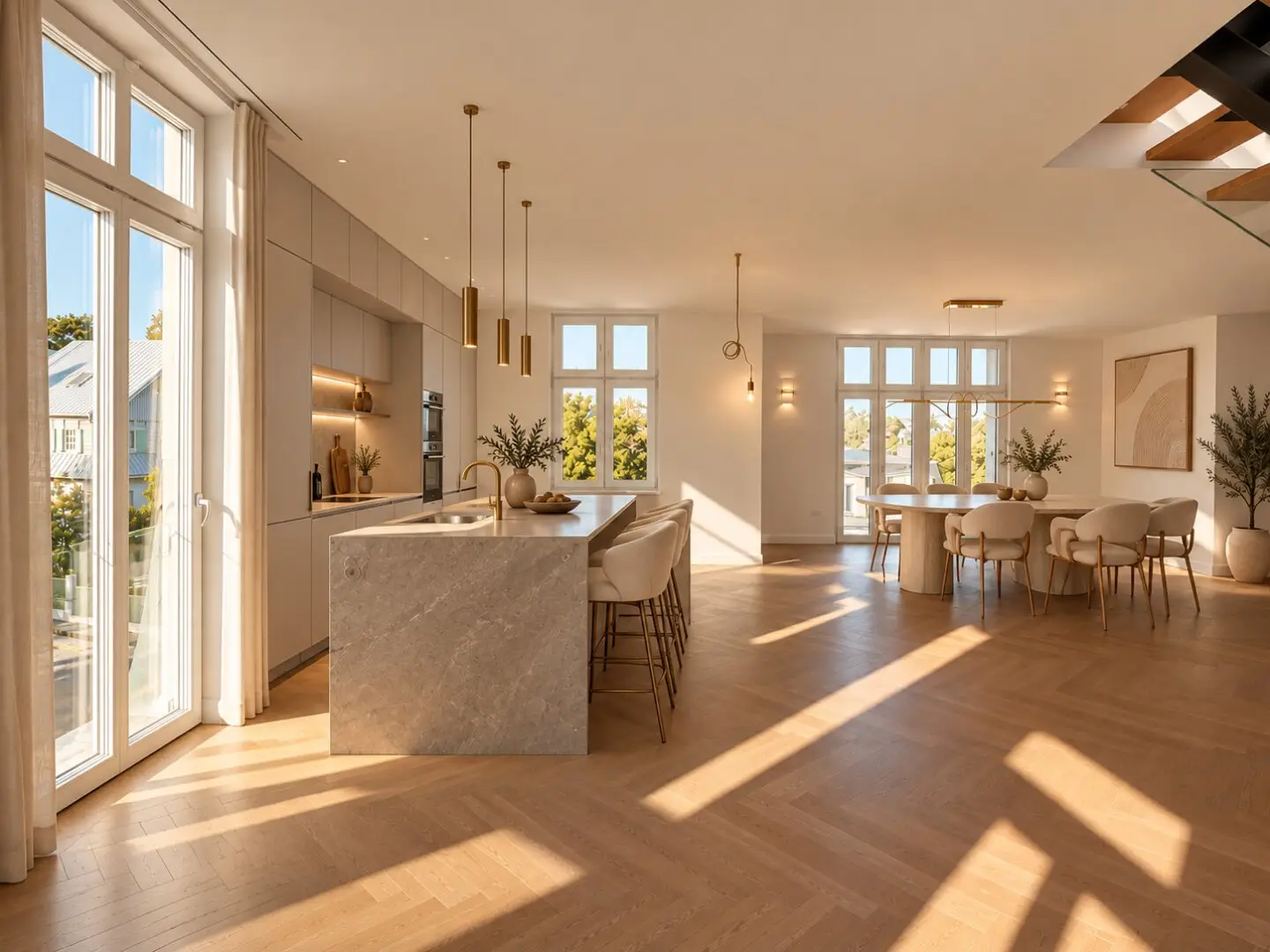 Penthouse Zweistöckig mit Weitblick und Terrasse