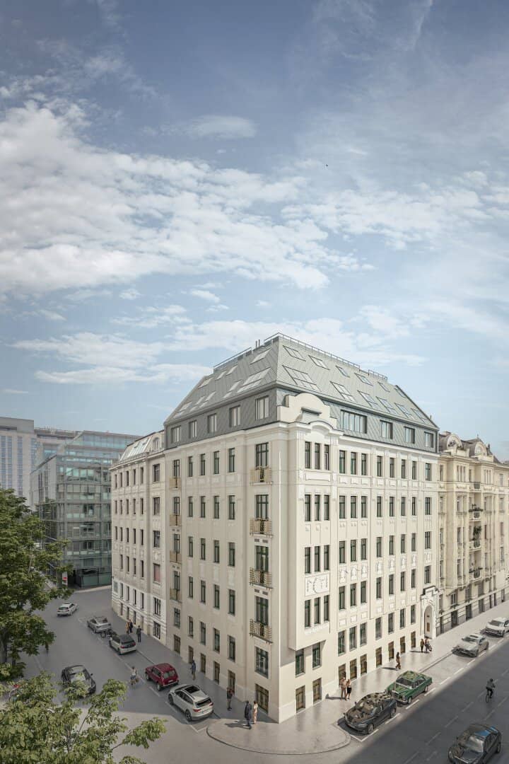 Charming period office with parquet and gym near Stadtpark