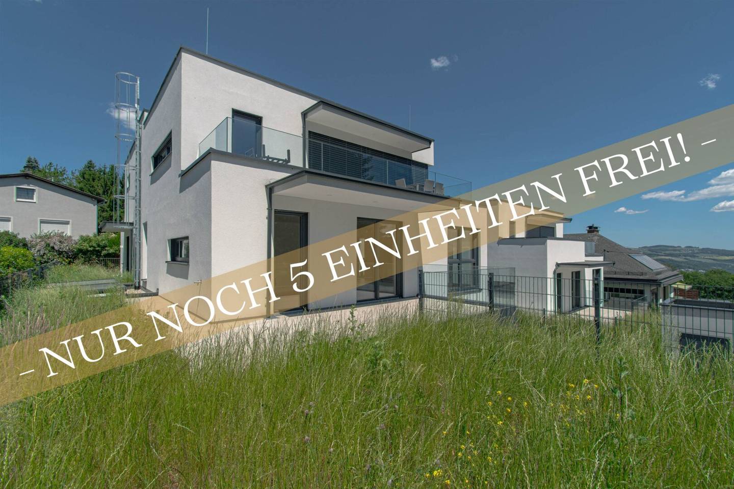 Wohnung Pöstlingberg Neubau Garten Terrasse