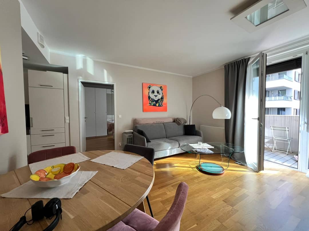 Two room apartment open kitchen near transit