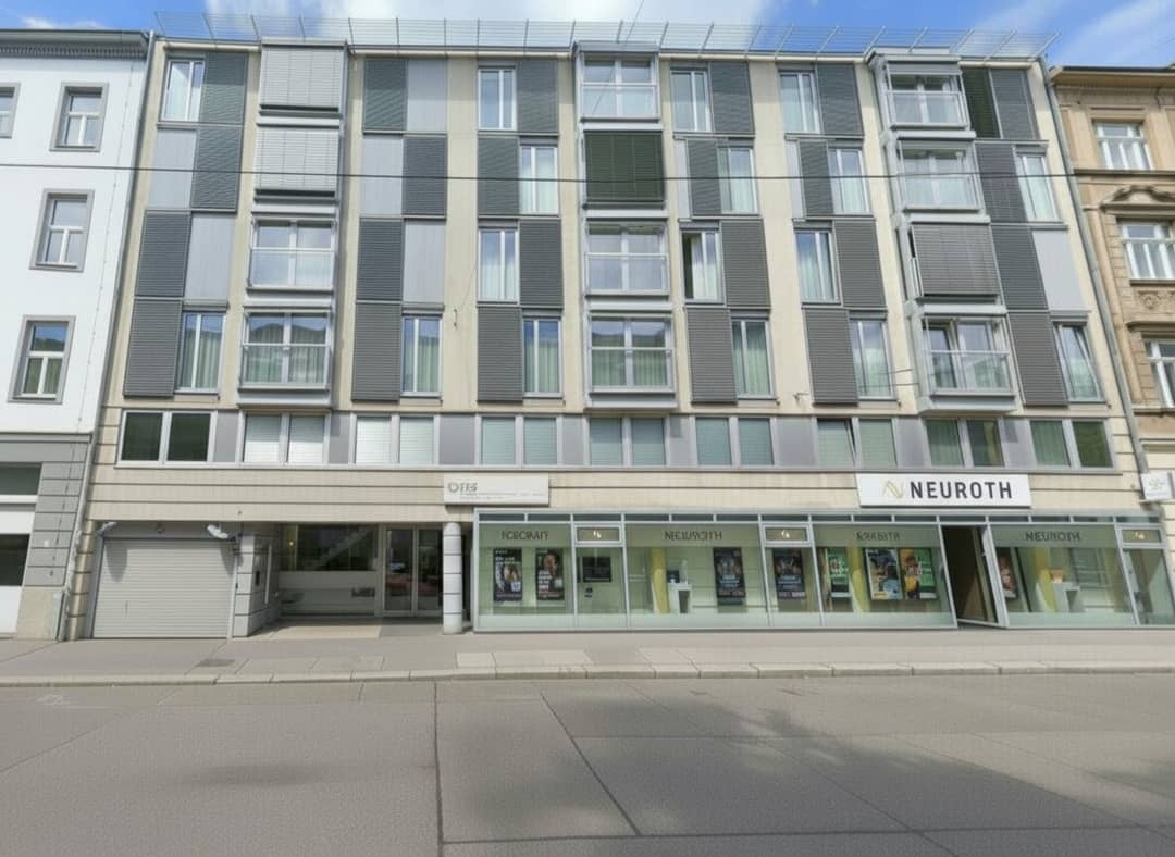 Helle Praxisfläche mit Loggia und Tiefgarage im 19. Bezirk