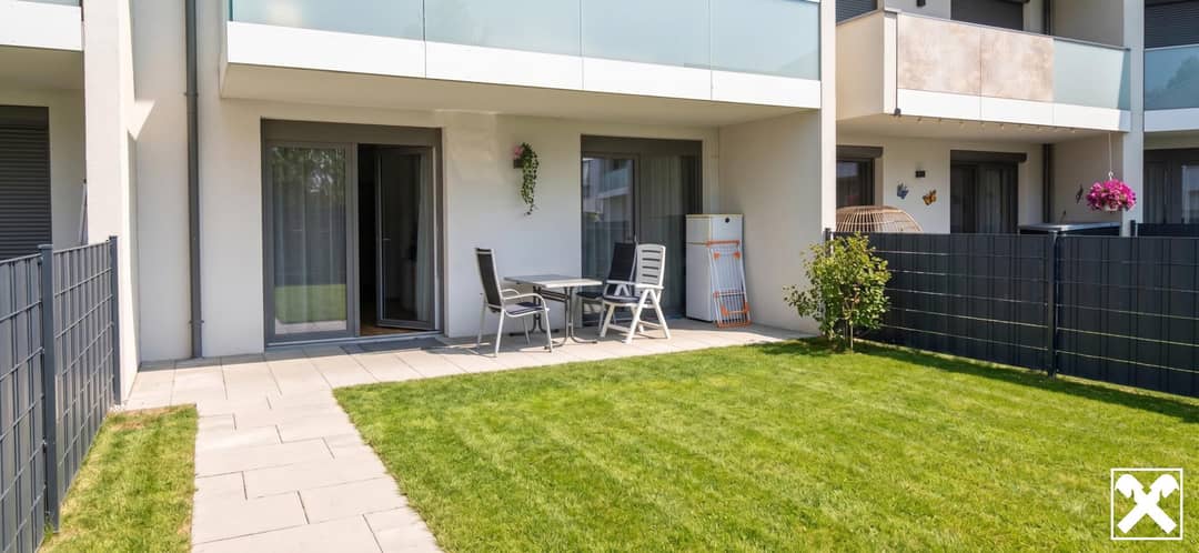 Ground floor apartment with garden and terrace