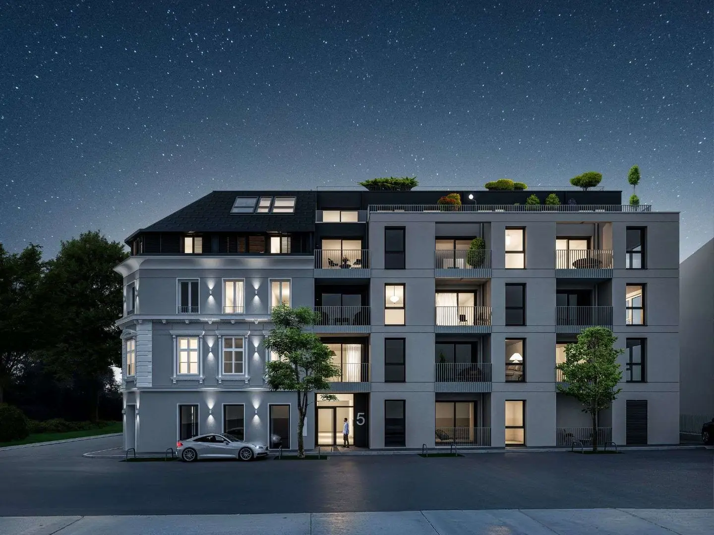 Apartment with green view in Elisenviertel