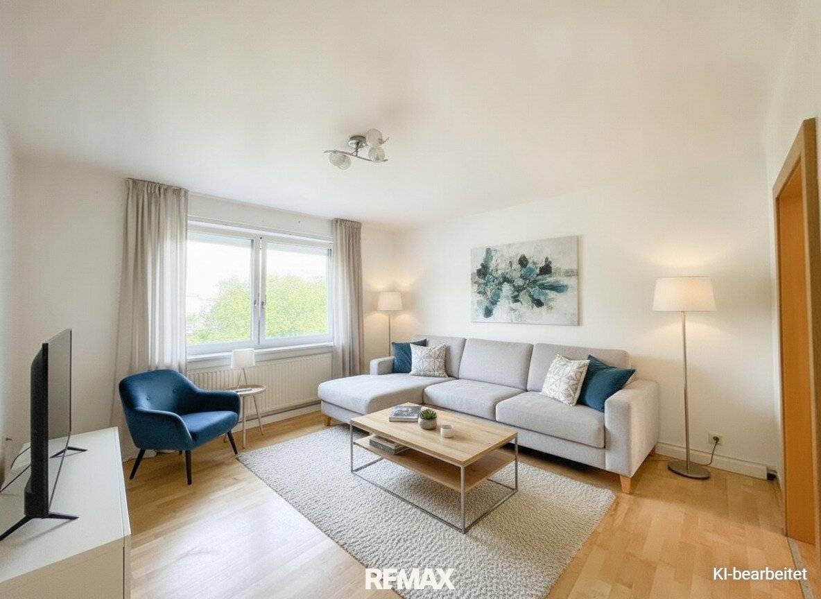 Wohnung mit Grünblick und Garage sowie Kamin