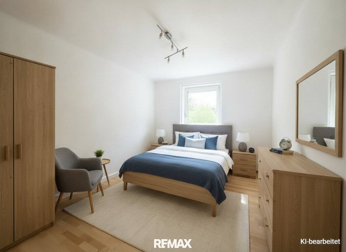 Wohnung mit Grünblick und Garage sowie Kamin