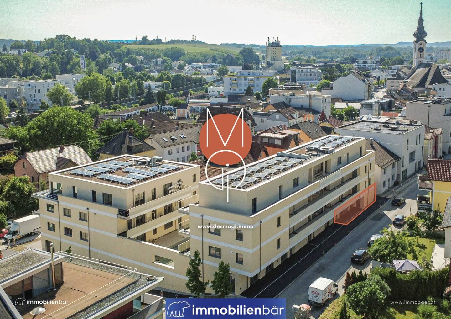 Neubau Gewerbefläche mit Balkon im Zentrum