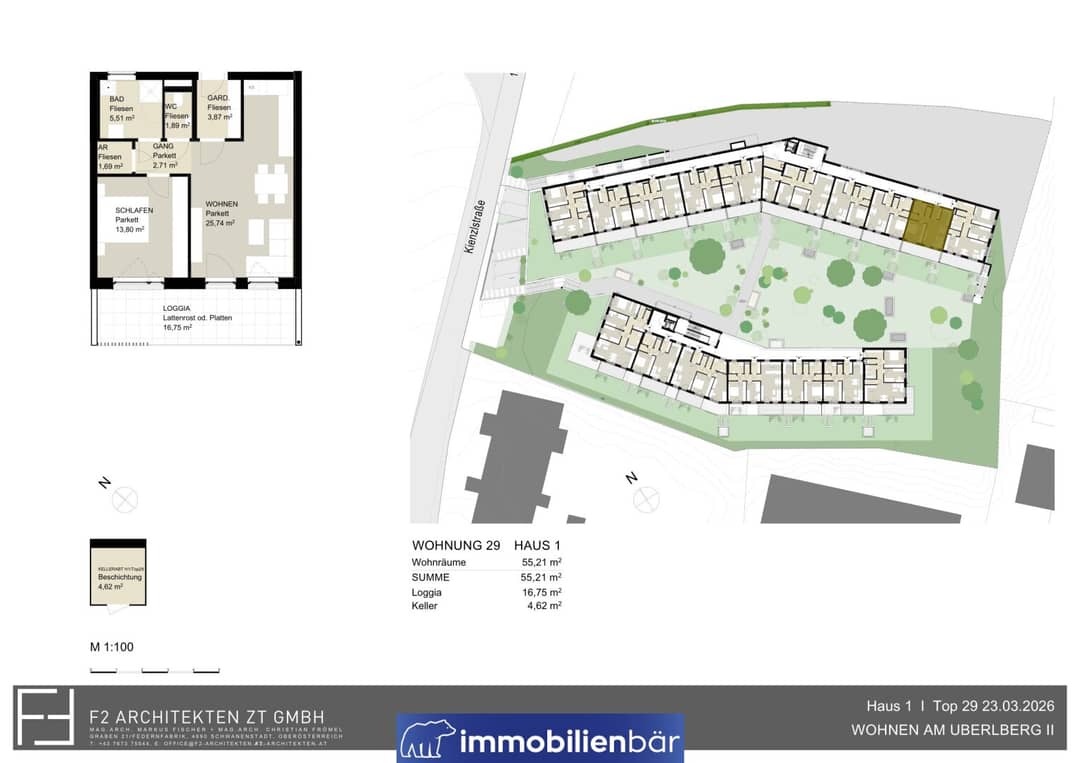 Wohnung Fixpreisgarantie Neubau ruhige Grünlage
