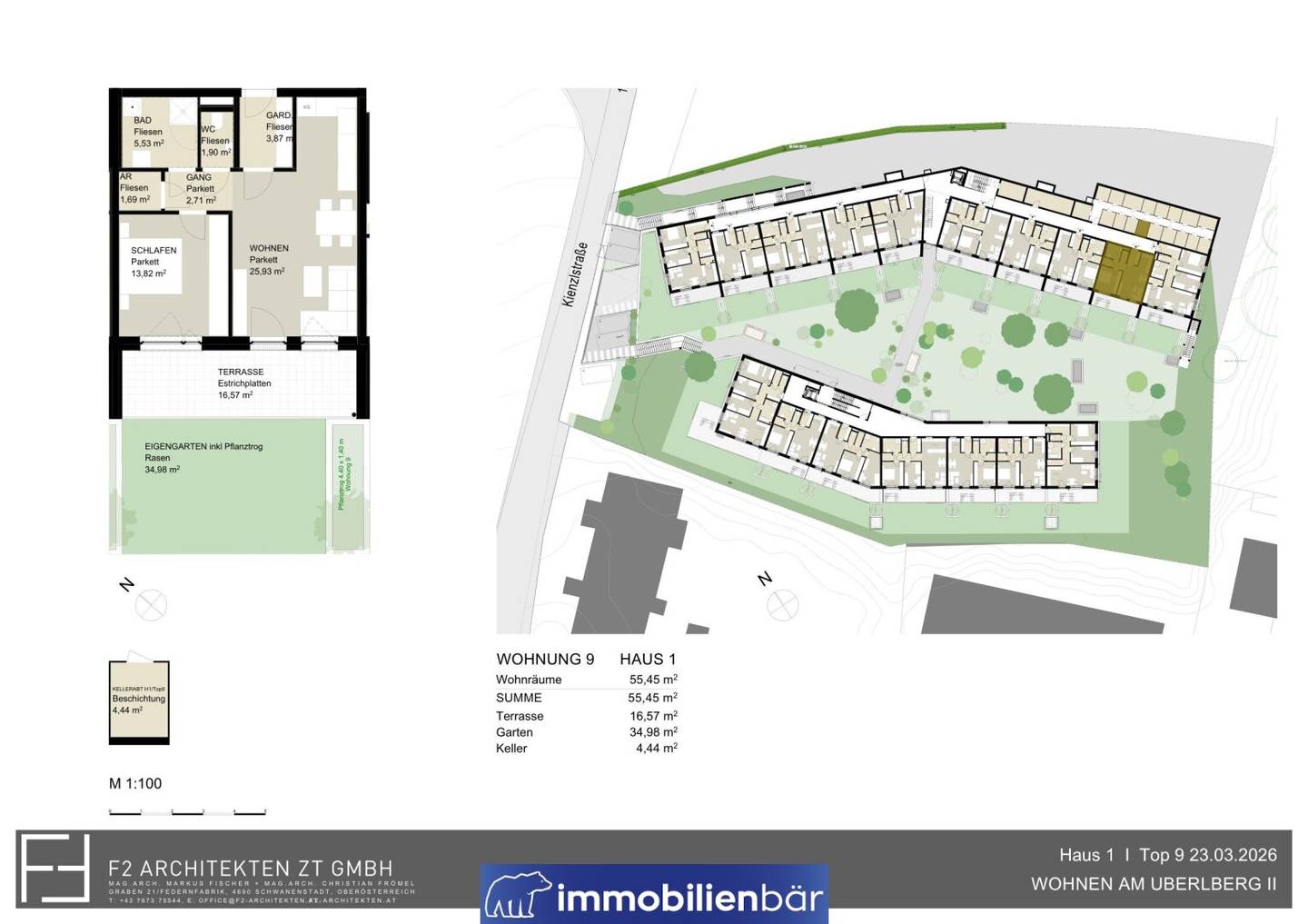 Neubau Wohnung mit Terrasse und Garten