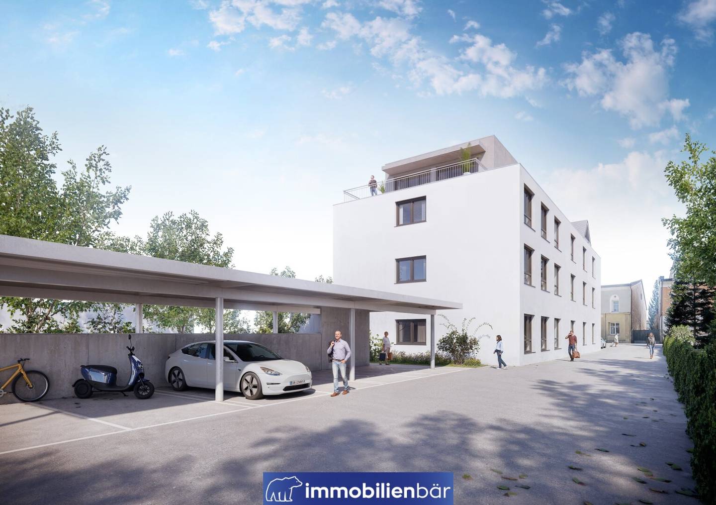 New build apartment in Neumarkt with loggia