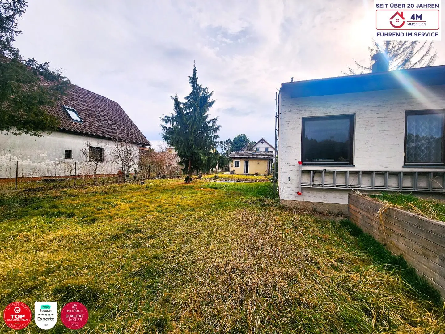Aufgeschlossenes Grundstück in ruhiger Lage Wien Essling zu verkaufen