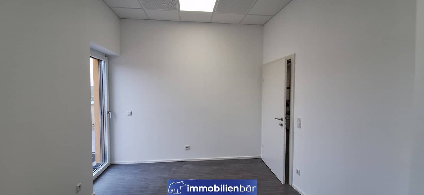 Bright coworking office with panoramic terrace and elevator