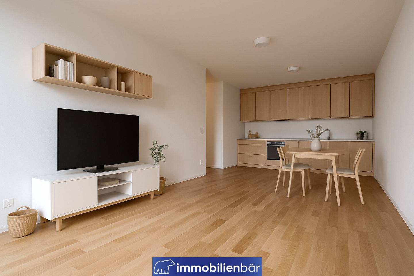 Wohnung mit Bergblick und großzügigem Garten