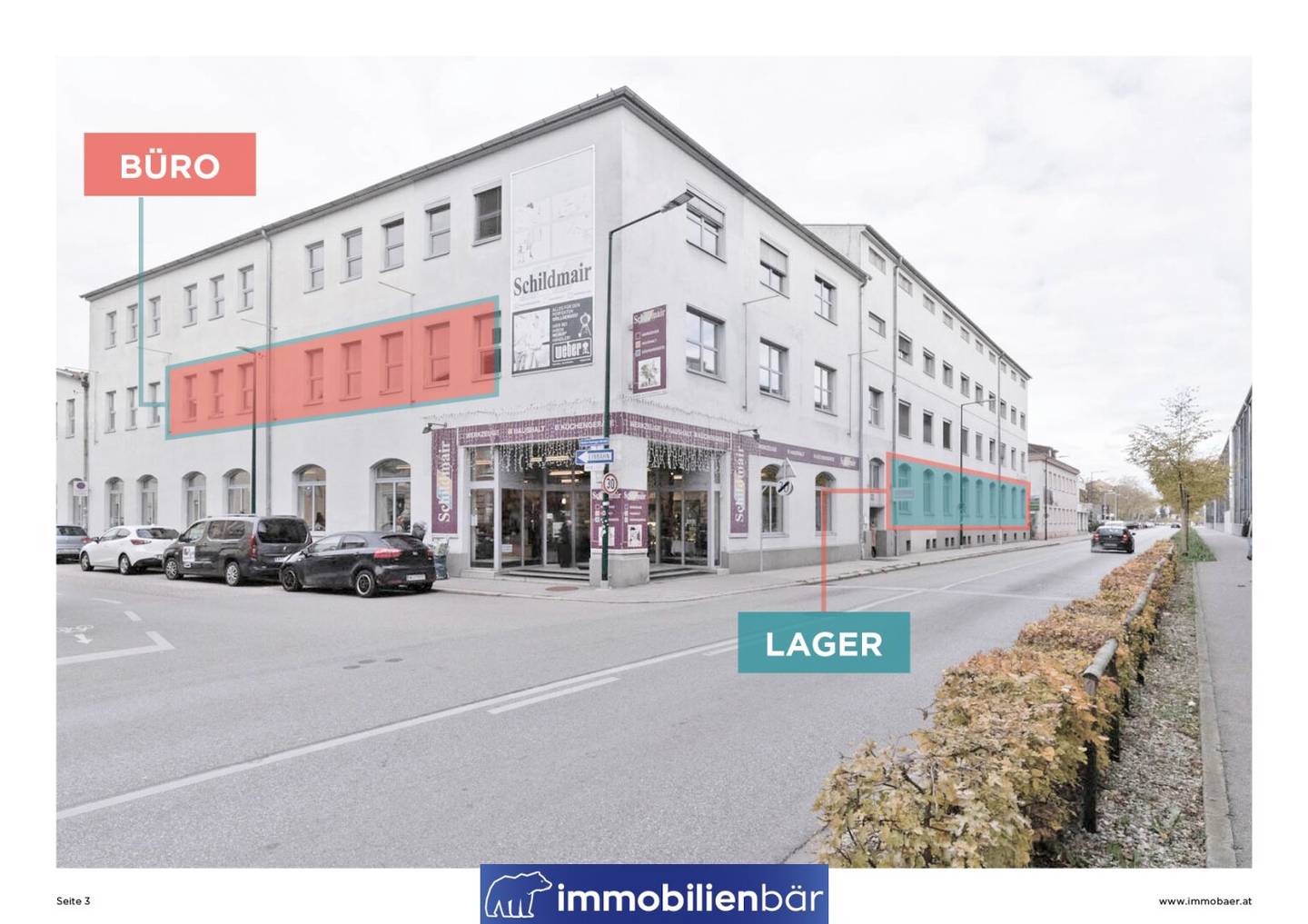 Loft Office with Ramp and Parking near Wels Main Station