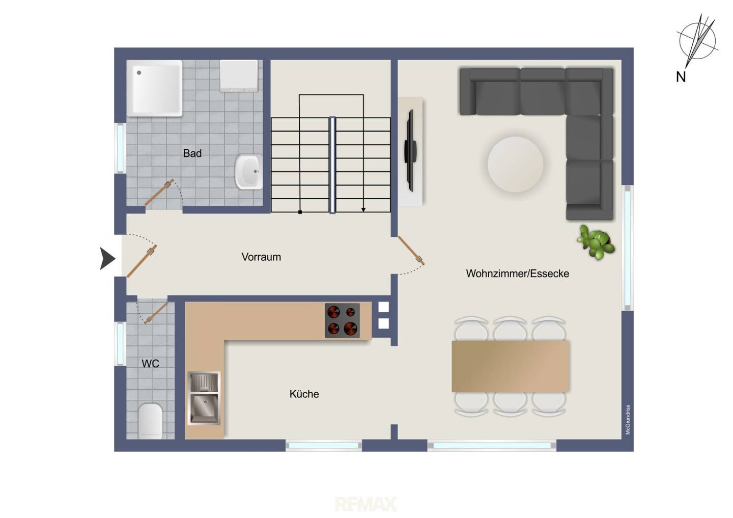 Single-family home with terrace and large garden in Bruck an der Mur