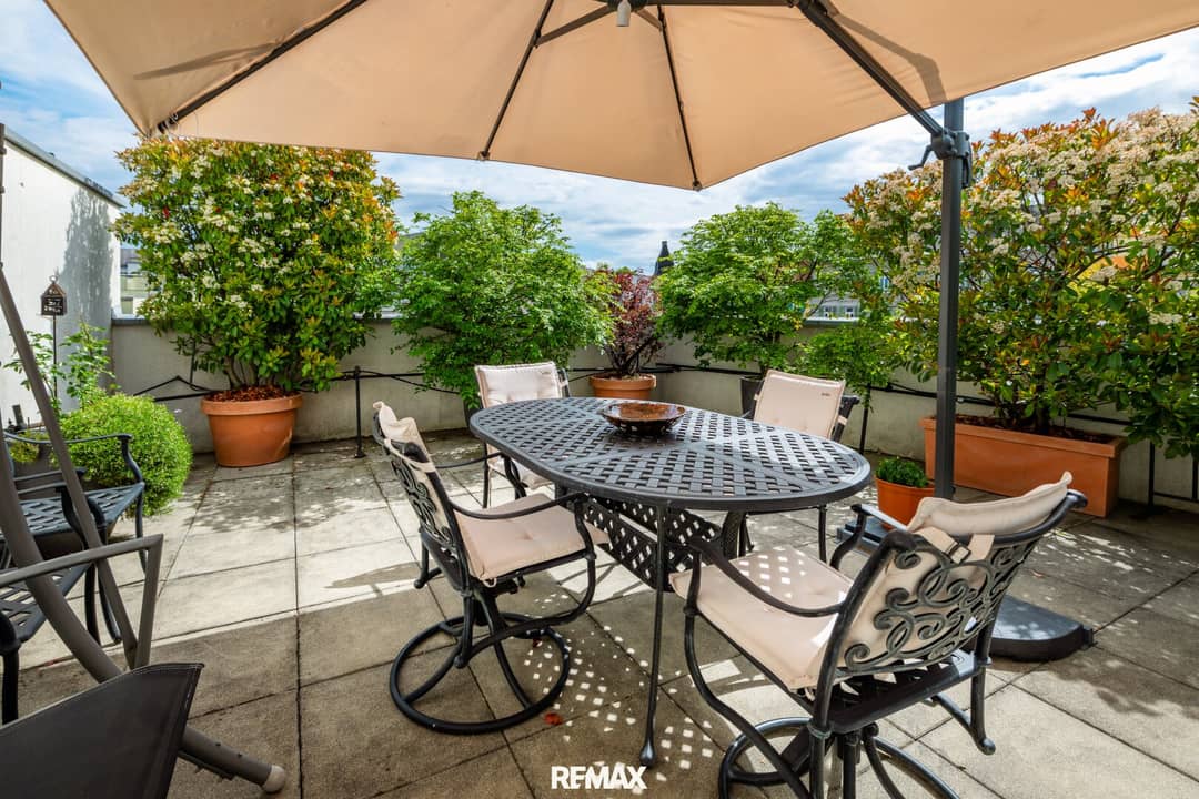 Maisonettewohnung mit zwei Eingängen und Westterrasse