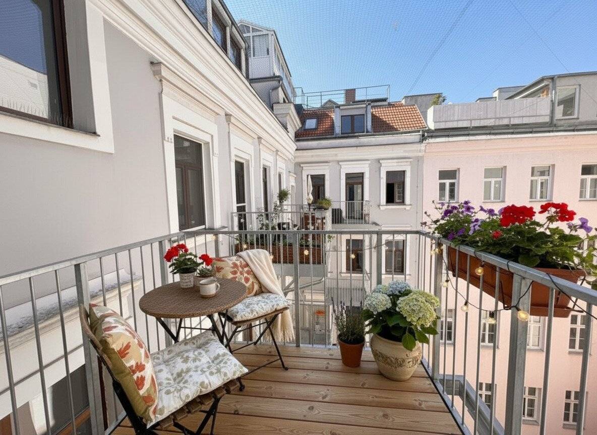 Erstbezug nach Sanierung Wohnung mit Balkon