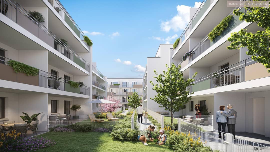 Loggia apartment near Vienna and Stockerauer Au
