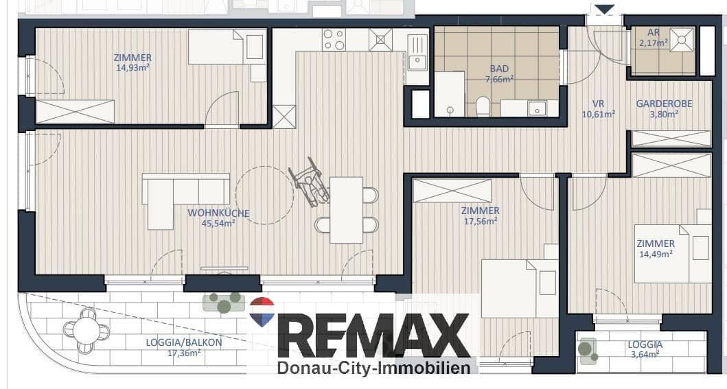 Newly built apartment with loggia Klosterneuburg