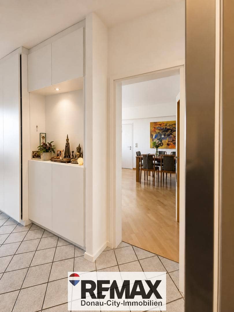 Dachgeschosswohnung Weitblick auf die Wiener Skyline