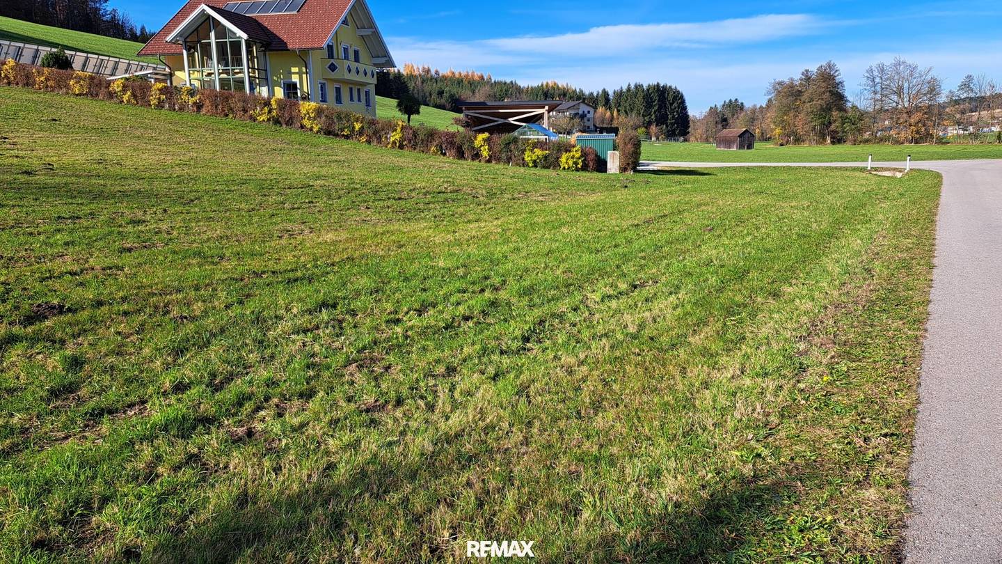 Baugrundstück in sonniger Sackgassenlage mit Waldrand