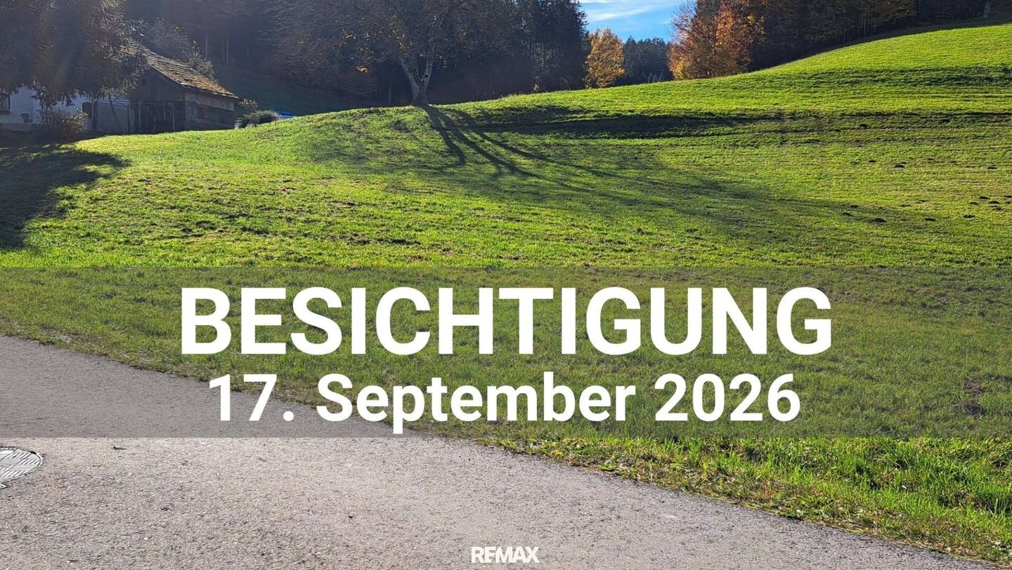 Baugrundstück in sonniger Sackgassenlage mit Waldrand