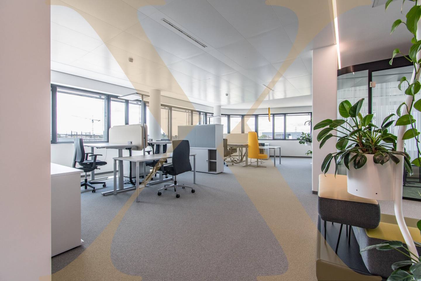 Bright Office Space with Elevator and Reception in Linz