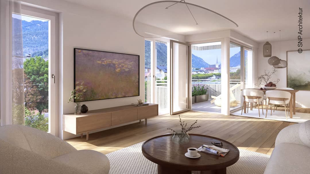 Visualisierung Wohnzimmer