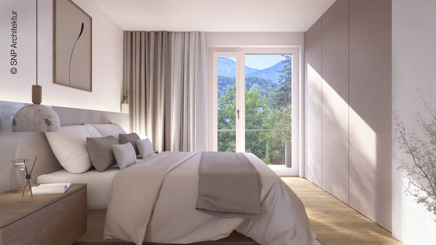 Wohnung mit Balkon und Terrasse an der Traun
