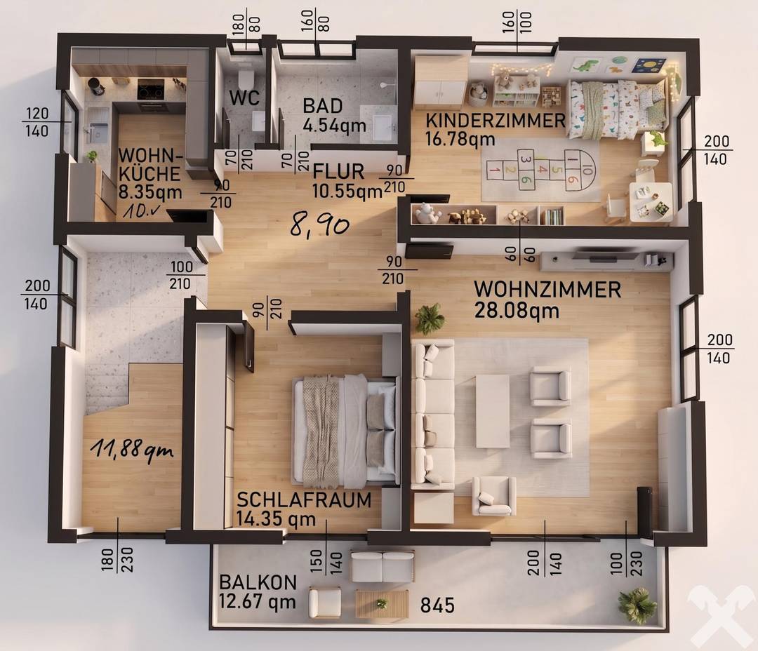Grundriss 3
