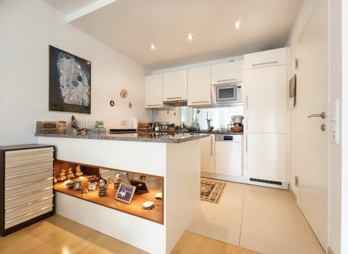 Wohnung mit Westbalkon und Garage