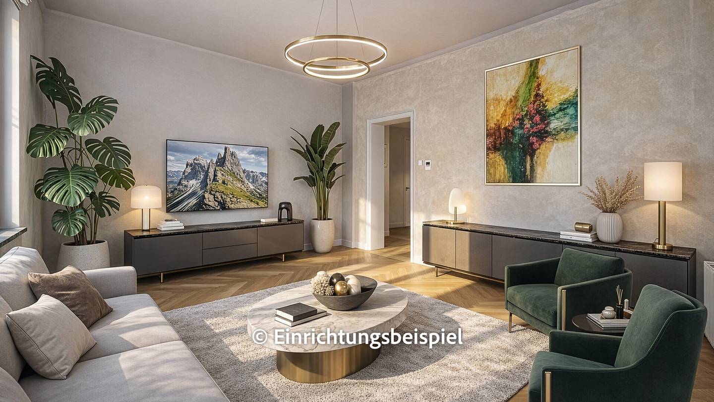 Ground floor apartment with garden and veranda