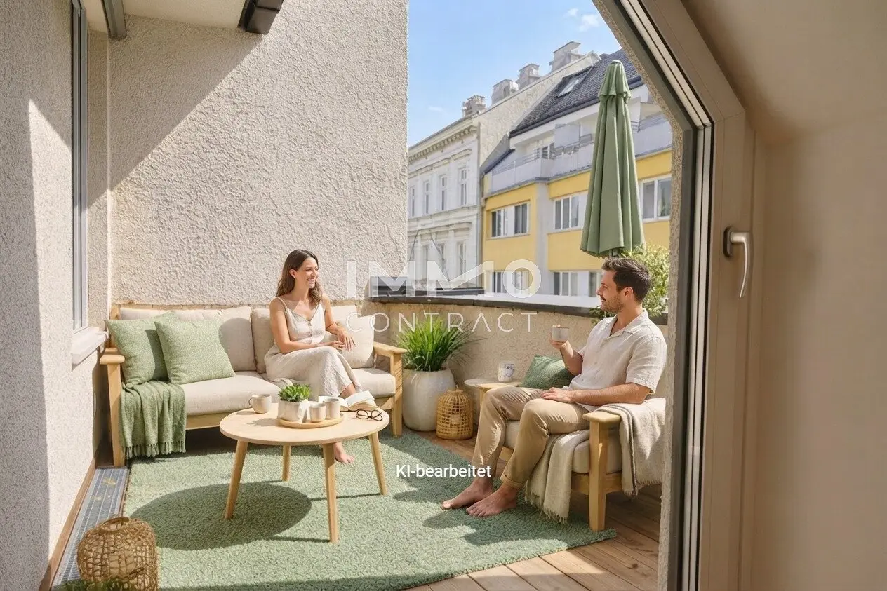 Dachgeschosswohnung mit Terrasse und Tiefgarage im Haus