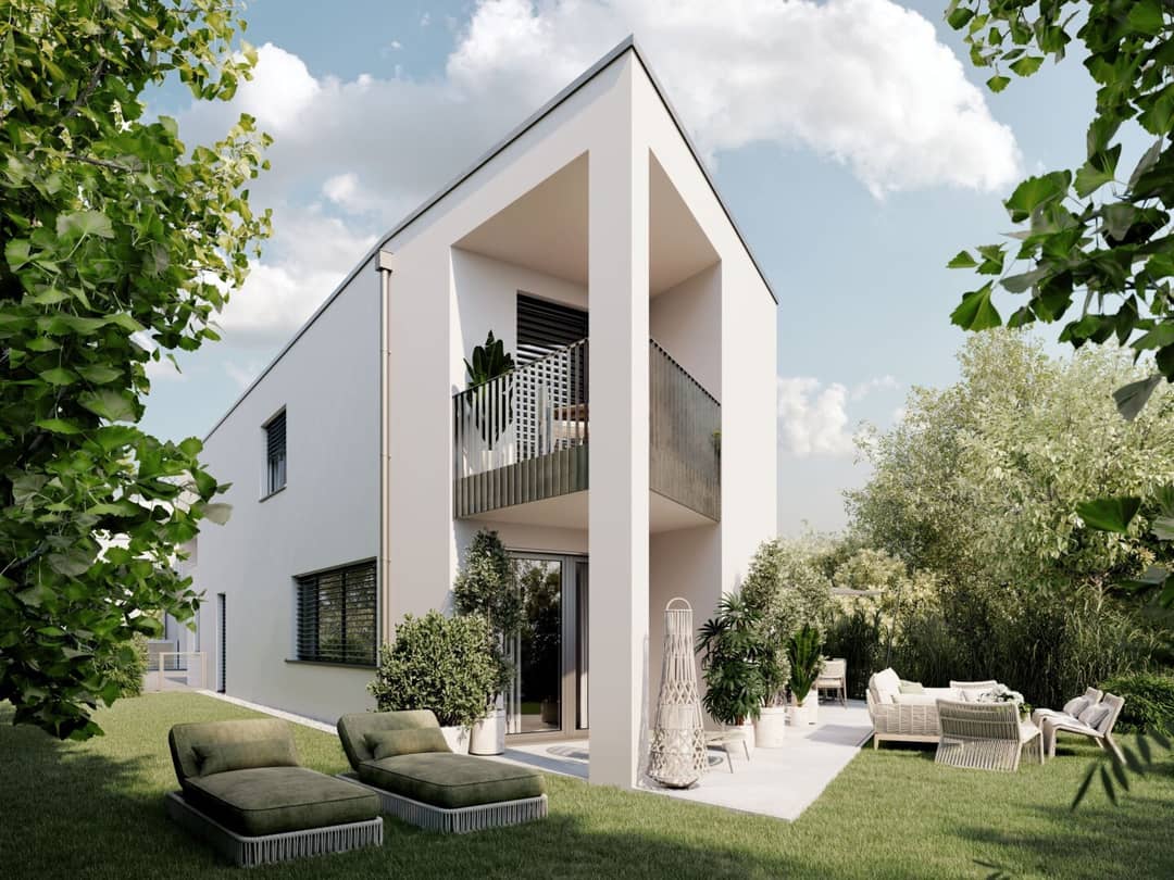Modern single-family house with garden and underground parking in Alt-Liefering